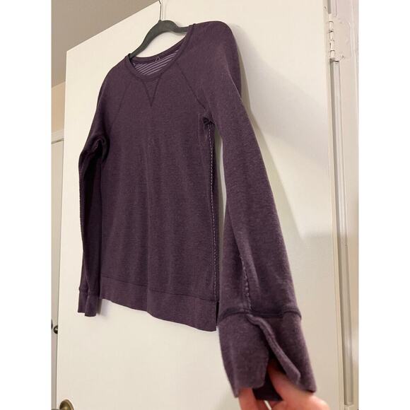 Lululemon Purple Reversible Long Sleeve Pullover Sz S - Picture 2 of 6